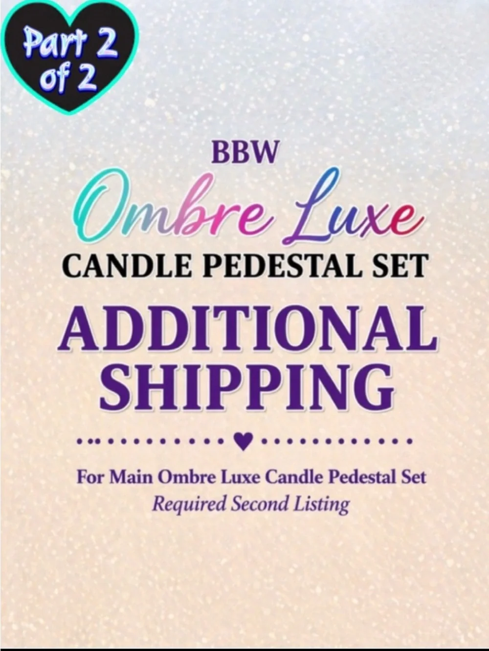 BBW Ombre Luxe Candle Pedestal Set - Multi Color - Picture 4 of 4